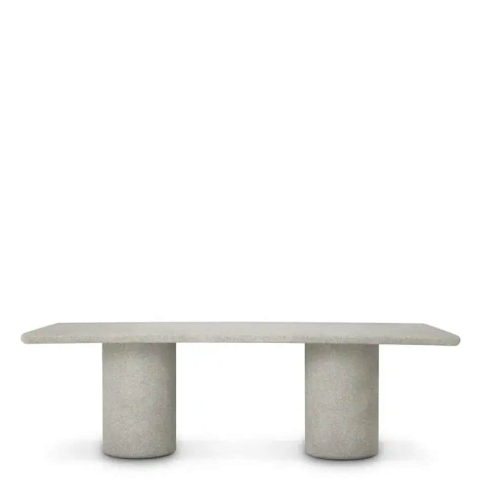 Eichholtz Cloverdale Outdoor Dining Table – Grijze Steenlook | Modern & Elegant