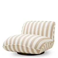 Relax Outdoor Chair – Florent Beige | Zwart Onderstel | Modern & Elegant