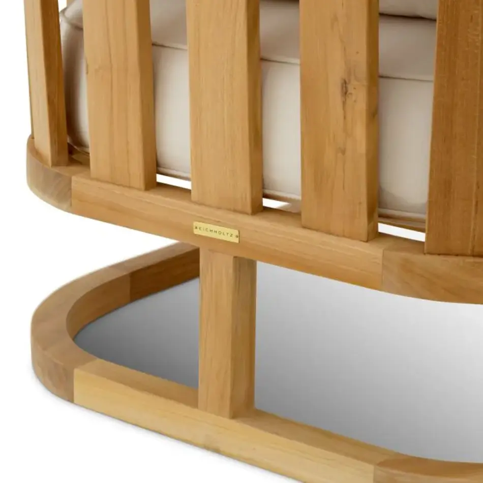 Eichholtz Aruba Outdoor Chair - Natural Teak | Sunbrella Canvas | Timeless & Comfortable