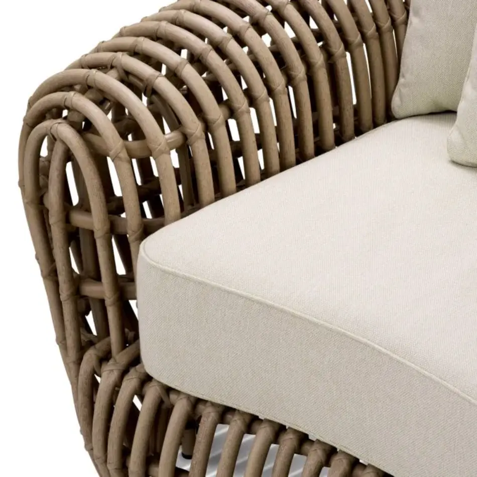 Eichholtz Siderno Outdoor Chair – Faux Rattan | Viola Sand
