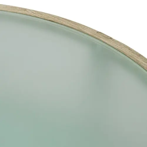 Eichholtz Anthony Outdoor Coffee Table - Aged Teak | Frosted Glass Eichholtz Anthony Outdoor Coffee Table - Aged Teak | Frosted Glass