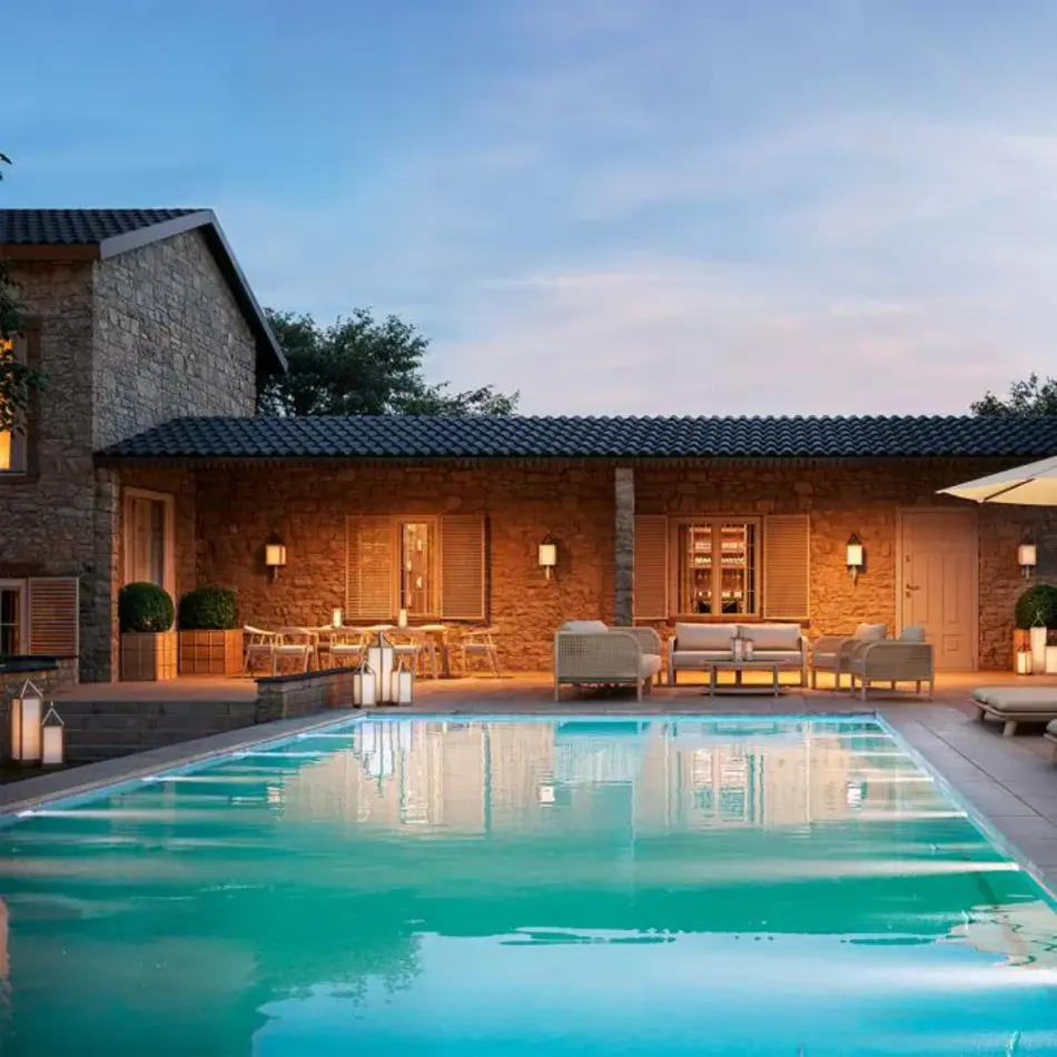 Eichholtz Riserva Outdoor Wandlamp – Antique Brass | White Glass