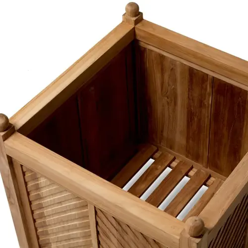 Eichholtz Stanmore Outdoor Planter - Natural Teak
