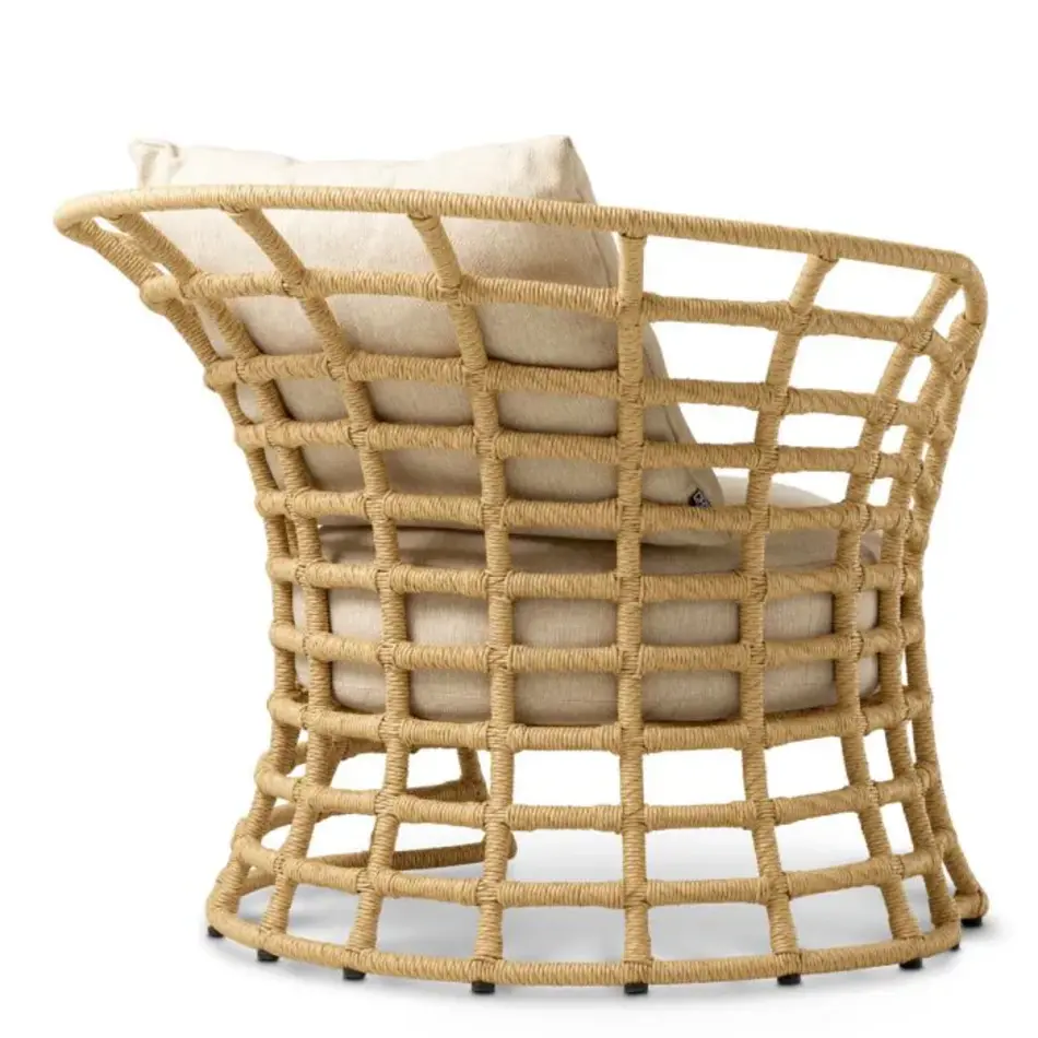 Eichholtz Paxton Outdoor Chair – Faux Rattan | Carron Sand