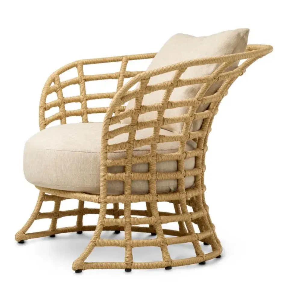 Eichholtz Paxton Outdoor Chair – Faux Rattan | Carron Sand