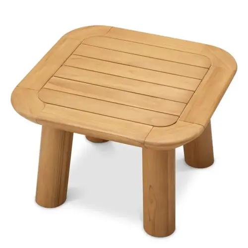 Eichholtz Weston Outdoor Side Table - Natural Teak