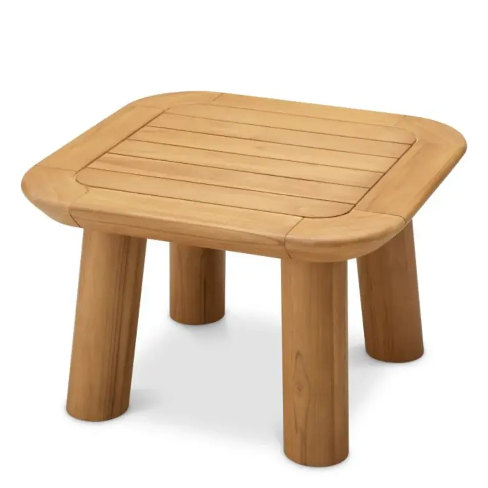 Eichholtz Weston Outdoor Side Table - Natural Teak