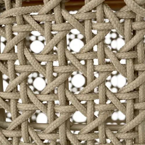 Eichholtz Trinity Outdoor Side Table - Natural Teak | Cream Rope