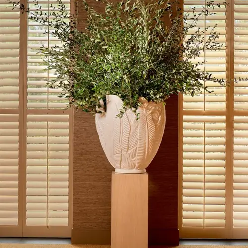 Eichholtz Zanzibar Outdoor Planter - Cream Concrete