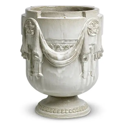 Eichholtz Chandler Outdoor Planter - Light Grey Ceramic