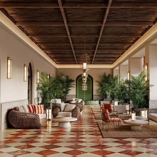 Eichholtz Clifton Outdoor Chair – Black Finish | Blaise Orange