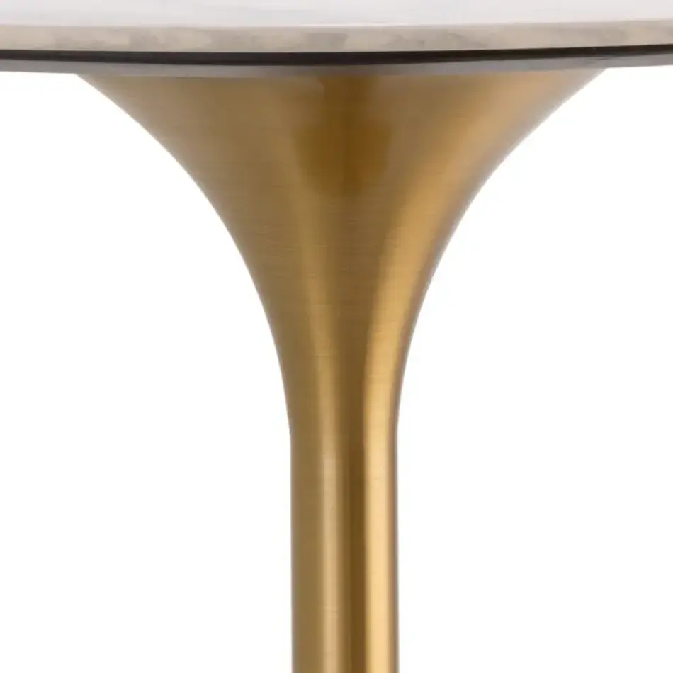 Eichholtz Tazio Bar Table – Brushed Brass | Ceramic Marble Look Eichholtz Tazio Bar Table – Brushed Brass | Ceramic Marble Look