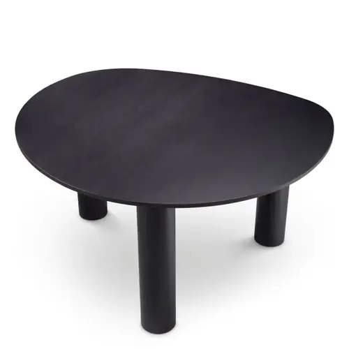 Eichholtz Lombardo Dining Table – Black Veneer | Compact Design