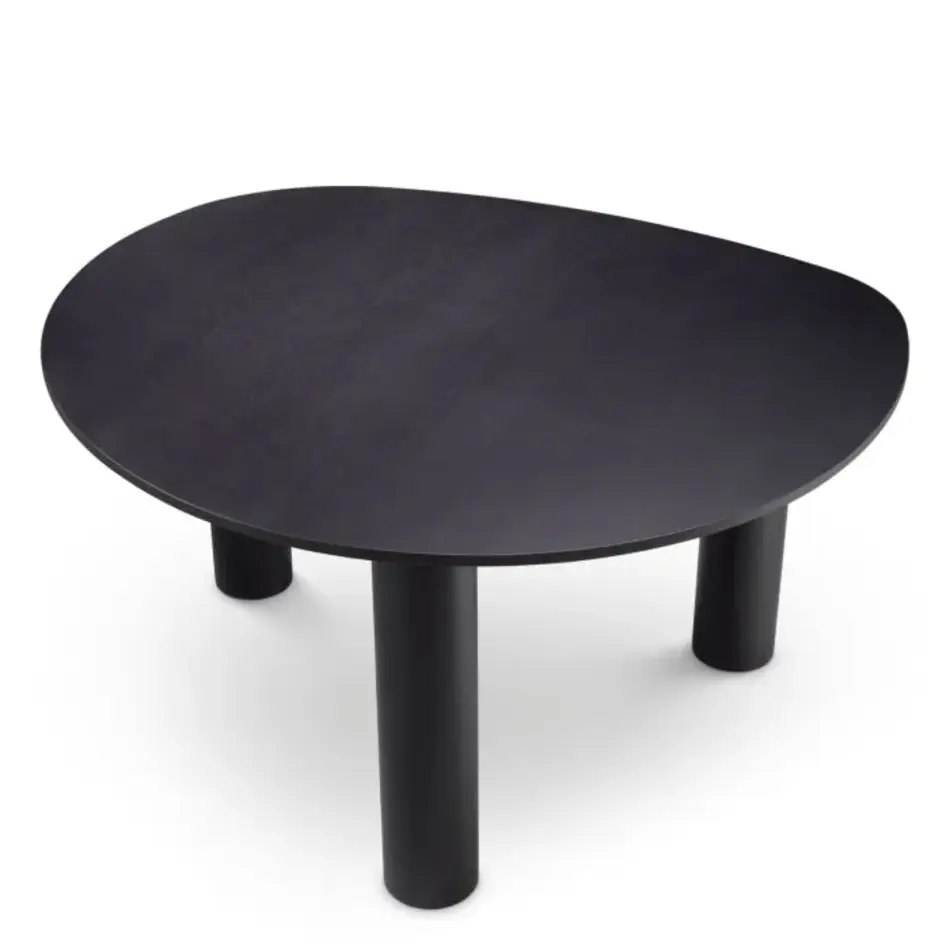 Eichholtz Lombardo Dining Table – Black Veneer | Compact Design
