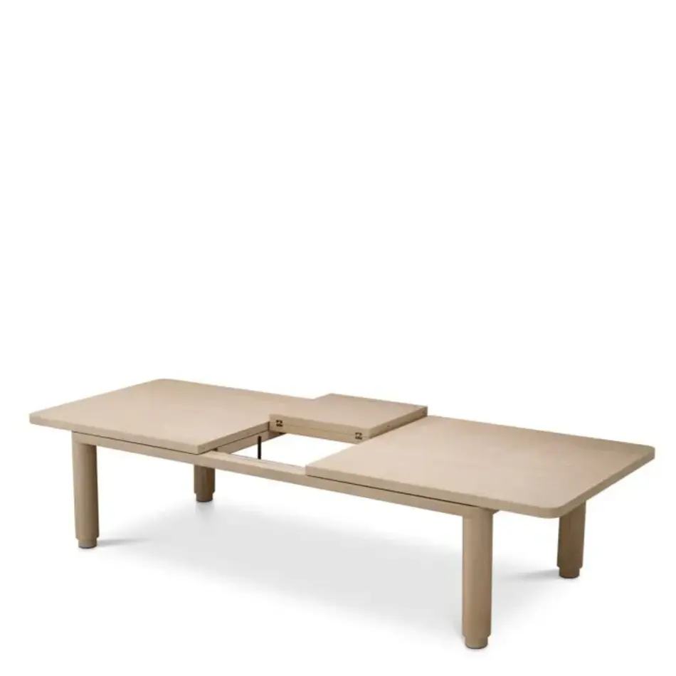 Eichholtz Atelier S Uitschuifbare Eettafel – Washed Oak Veneer | Compact & Flexibel