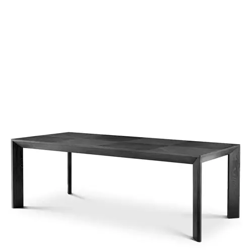 Eichholtz Tremont Dining Table - Charcoal Oak Veneer | Inlaid Top | Modern Design Eichholtz Tremont Dining Table - Charcoal Oak Veneer | Inlaid Top | Modern Design