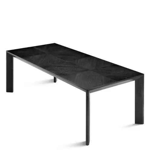 Eichholtz Tremont Dining Table - Charcoal Oak Veneer | Inlaid Top | Modern Design Eichholtz Tremont Dining Table - Charcoal Oak Veneer | Inlaid Top | Modern Design