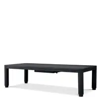 Atelier L Extendable Dining Table - Charcoal Grey Oak Veneer | Luxury & Flexible Design