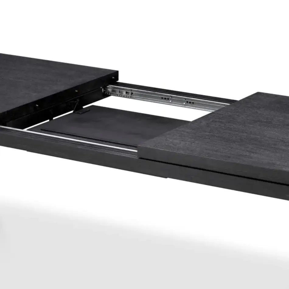 Eichholtz Atelier L Extendable Dining Table - Charcoal Grey Oak Veneer | Luxury & Flexible Design Eichholtz Atelier L Extendable Dining Table - Charcoal Grey Oak Veneer | Luxury & Flexible Design