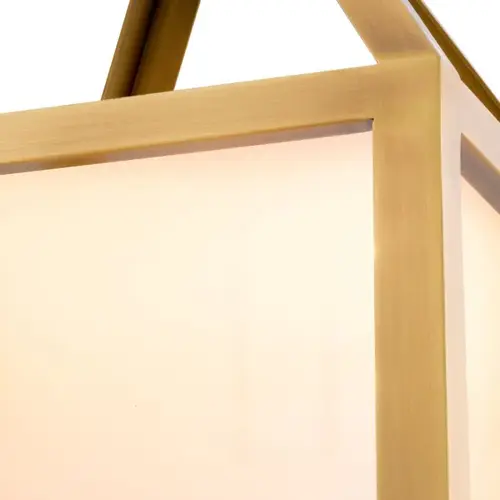 Eichholtz Riserva S Outdoor Lamp - Antique Brass | White Glass | IP44 Eichholtz Riserva S Outdoor Lamp - Antique Brass | White Glass | IP44