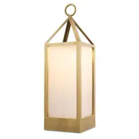 Riserva Outdoor Lamp L - Antique Brass | White Glass | IP44