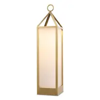 Riserva Outdoor Lamp XL - Antique Brass | White Glass | IP44