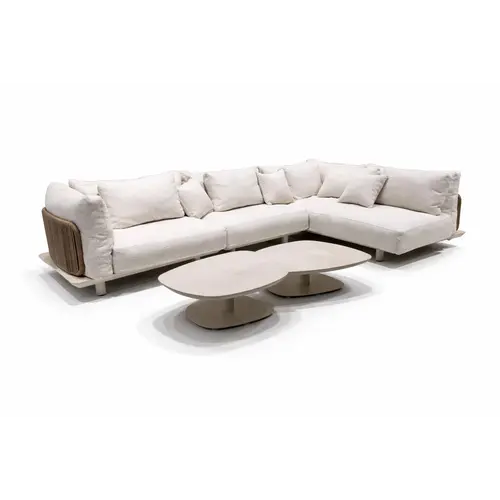 The Grand Interior Four Seasons Outdoor Lounge Set – Modulair Design | Waterbestendige Kussens | Inclusief Beschermhoes