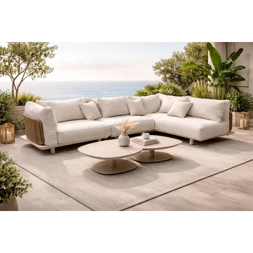 The Grand Interior Four Seasons Outdoor Lounge Set – Modulair Design | Waterbestendige Kussens | Inclusief Beschermhoes