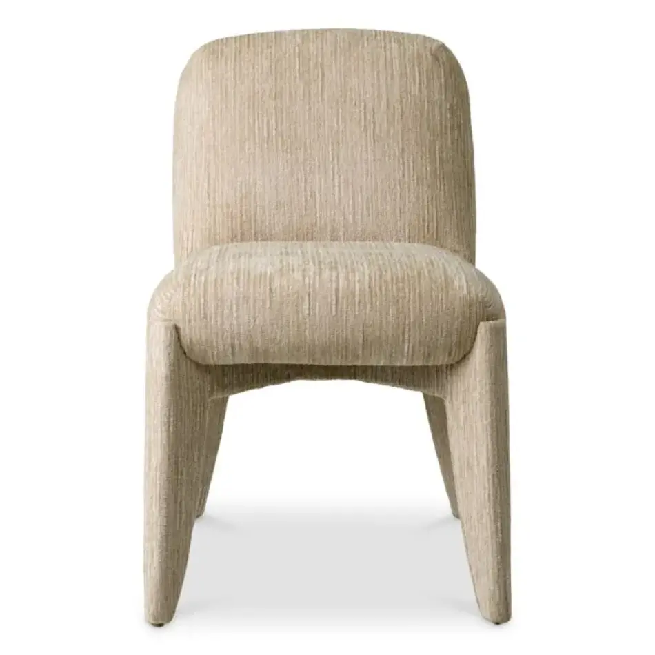 Eichholtz Dining Chair Marius - Terren Natural | Luxury Dining Chair with Soft Upholstery & Organic Look