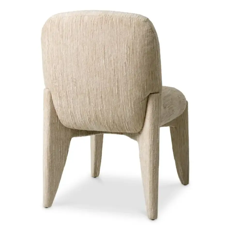 Eichholtz Dining Chair Marius - Terren Natural | Luxury Dining Chair with Soft Upholstery & Organic Look