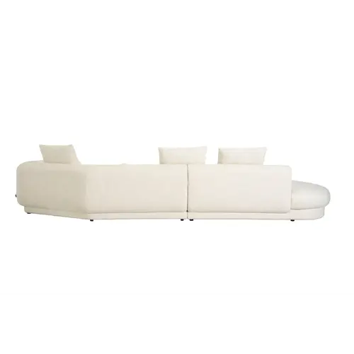 The Grand Interior Tarida Hoekbank Rechts met Travertin Detail