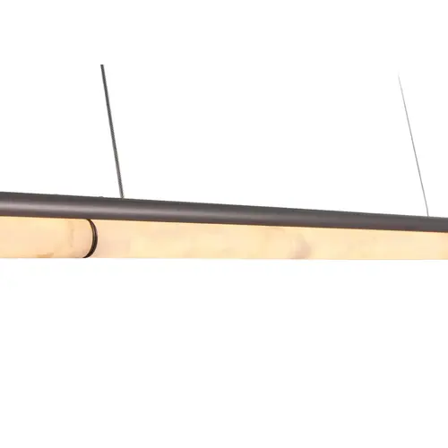 The Grand Interior Viglia Design Hanglamp – Lineaire Kroonluchter met Albast