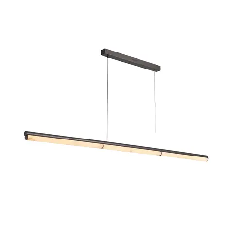 The Grand Interior Viglia Design Hanglamp – Lineaire Kroonluchter met Albast