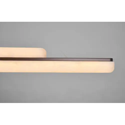 The Grand Interior Loro Design Chandelier Alabaster - Linear Pendant Lamp Bronze - 120CM