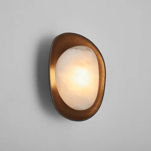 The Grand Interior Cadey Design Wandlamp – Albast Wandverlichting Brons