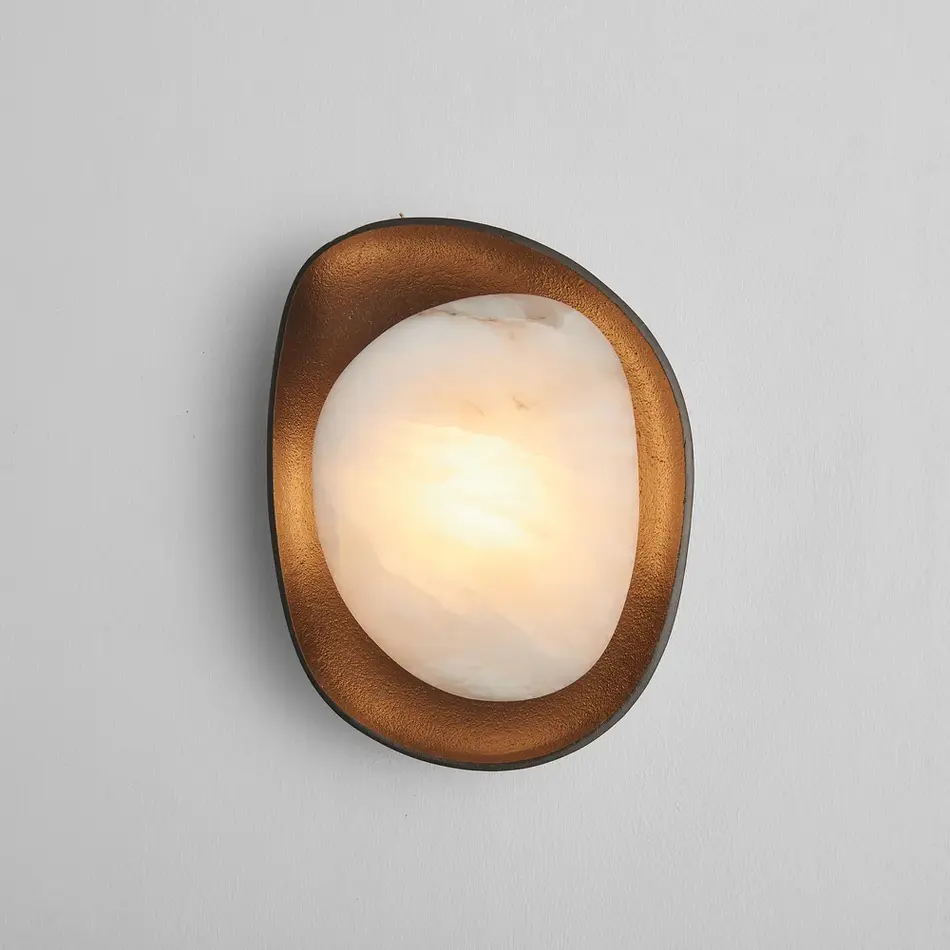 The Grand Interior Cadey Design Wandlamp – Albast Wandverlichting Brons