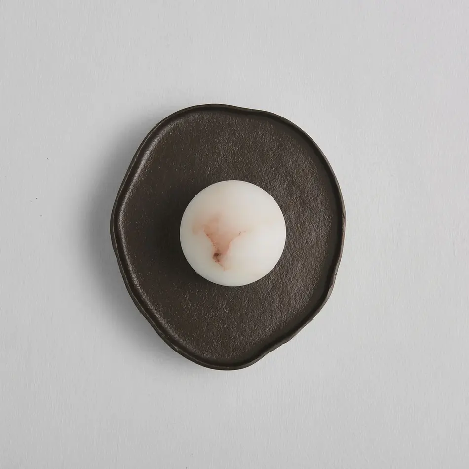 The Grand Interior Jules Design Wandlamp – Albast Wandverlichting Brons - Small