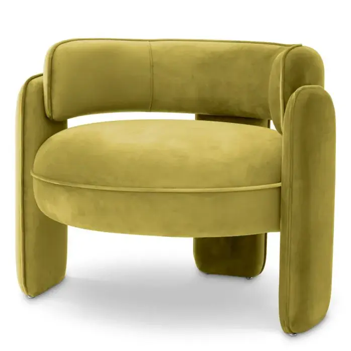 Eichholtz Chaplin Chair – Savona Vintage Green Velvet Design Stoel