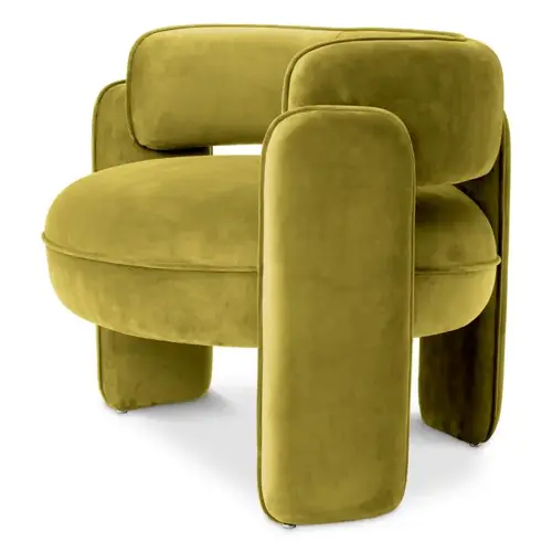 Eichholtz Chaplin Chair – Savona Vintage Green Velvet Design Stoel