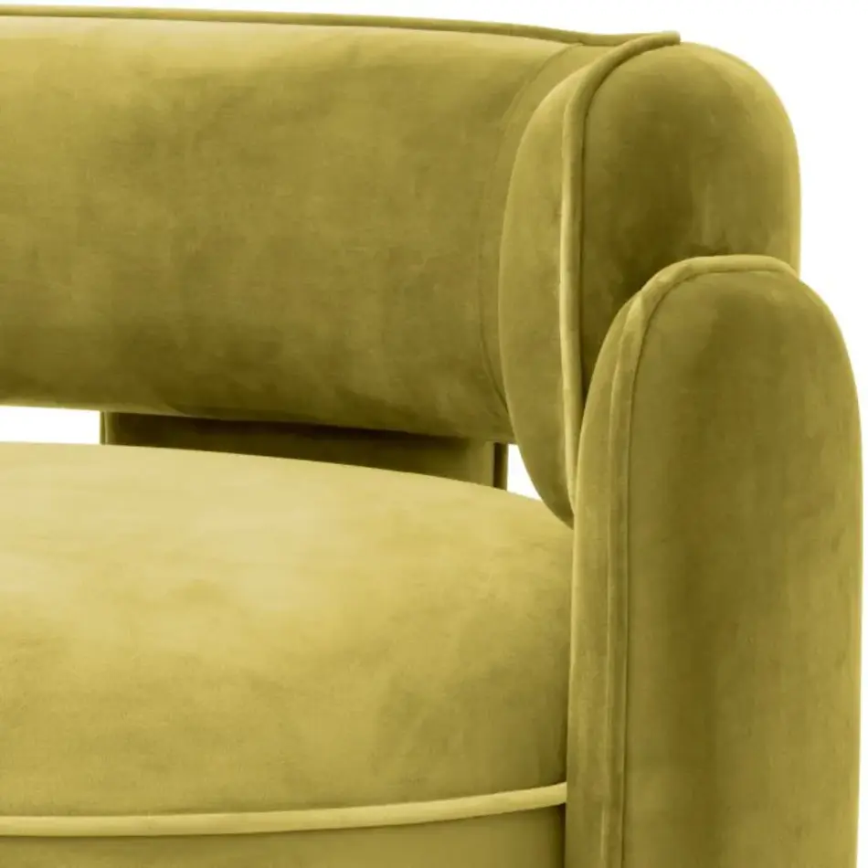 Eichholtz Chaplin Chair – Savona Vintage Green Velvet Design Stoel