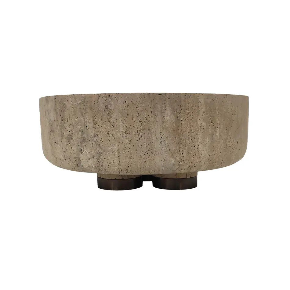 The Grand Interior CELESTI Bowl Travertin - Large