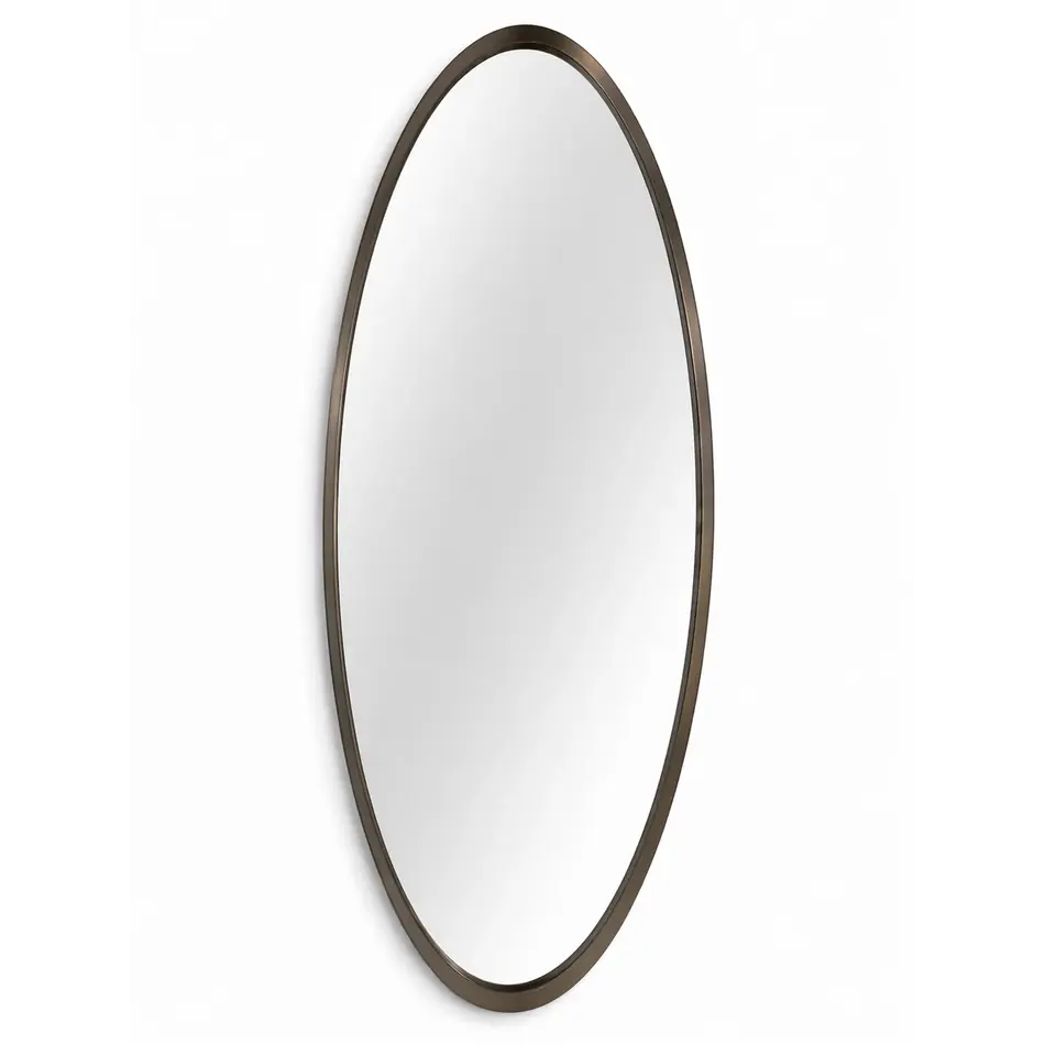 The Grand Interior ARCO Ovale Passpiegel 200 cm – Brushed Bronze