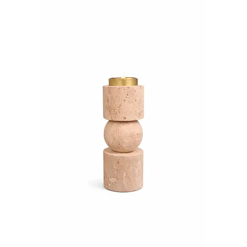 The Grand Interior MIA Travertin Kandelaar - Small