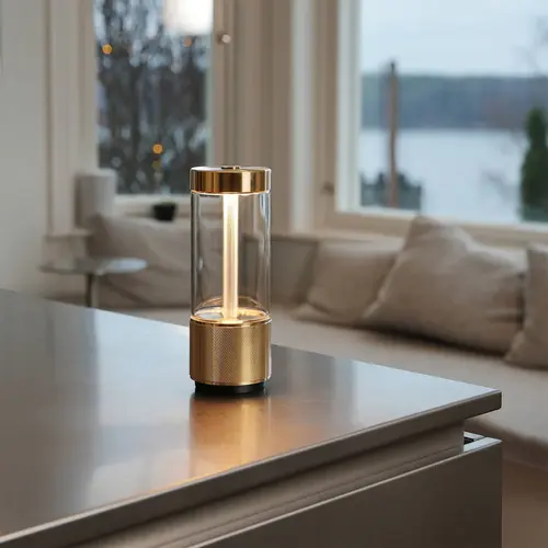 Buster and Punch TAKEOUT Portable Table Lamp - Brass