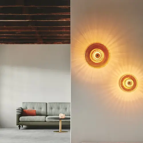 Design By Us New Wave Optic Wall XL - Amber