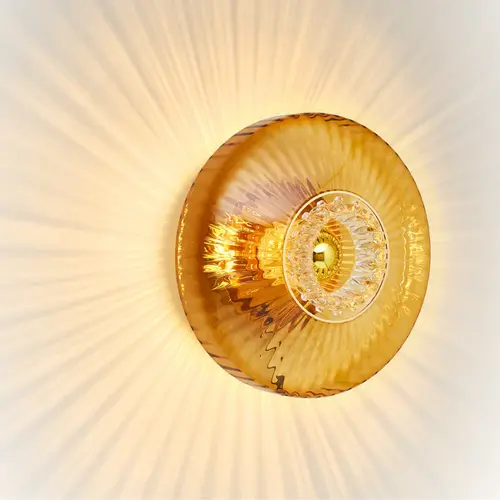 Design By Us New Wave Optic Wall XL - Amber