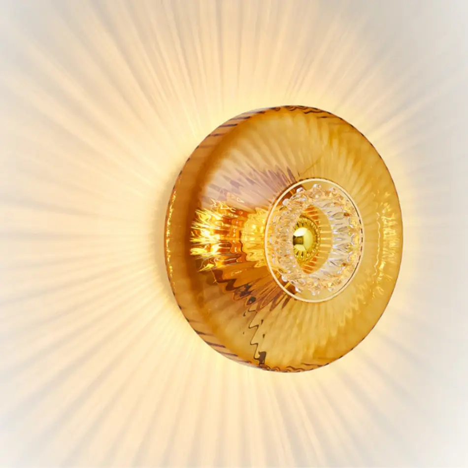 Design By Us New Wave Optic Wall XL - Amber