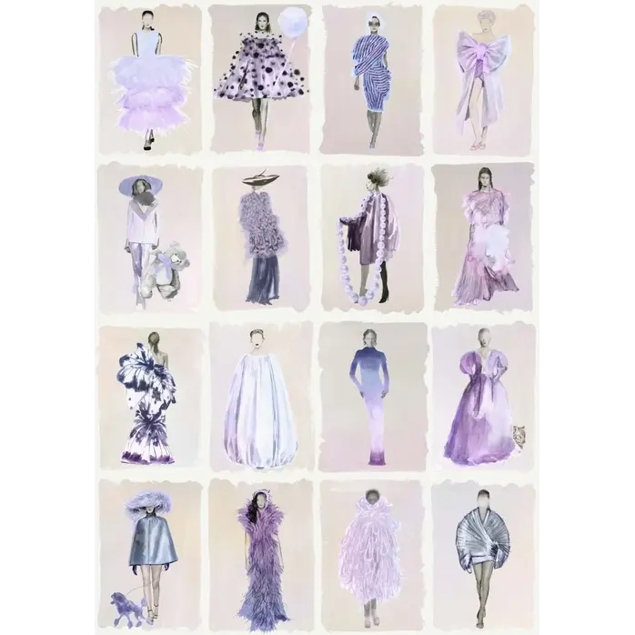 Cole & Son Couture Carousel Lavender Pearl