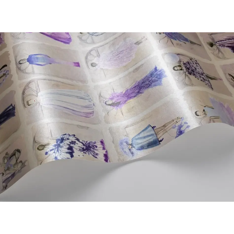 Cole & Son Couture Carousel Lavender Pearl Cole & Son Couture Carousel Lavender Pearl