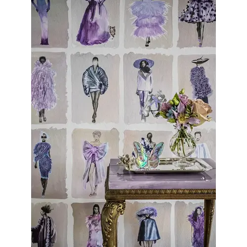 Cole & Son Couture Carousel Lavender Pearl Cole & Son Couture Carousel Lavender Pearl